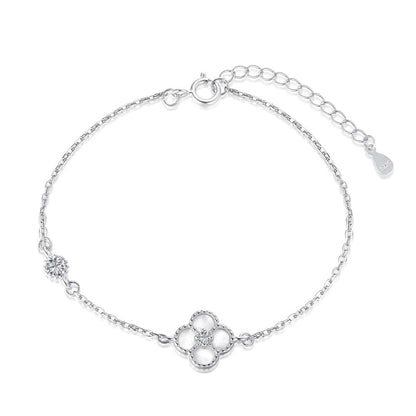 [ELAN LUXE]Delicate Four Leaf Clover Bracelet