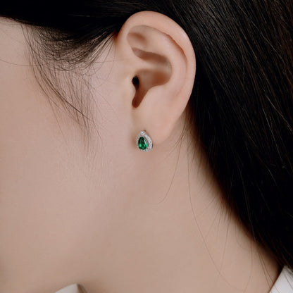 [ELAN LUXE]Luxurious Water Drop Shape Earrings