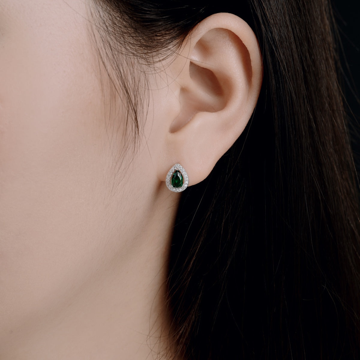 [ELAN LUXE]Luxurious Water Drop Shape Earrings
