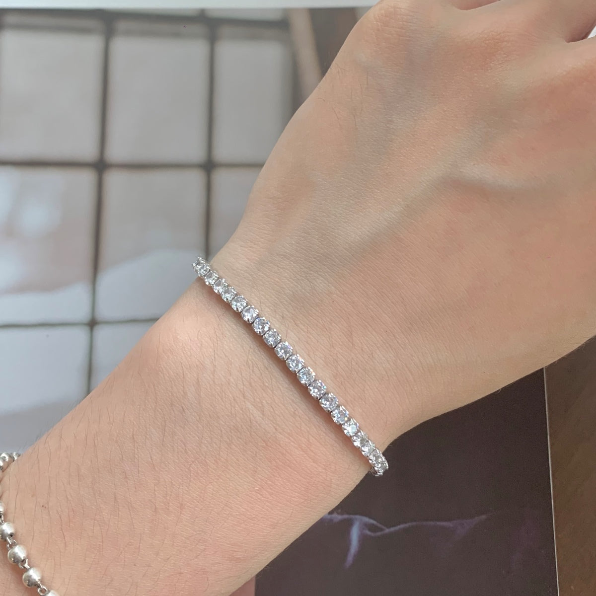 [ELAN LUXE]Sparkling Round Cut Daily Bracelet
