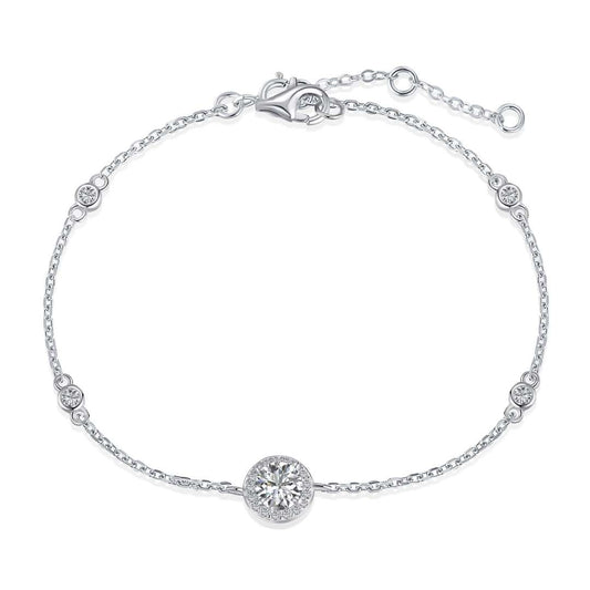 [ELAN LUXE]Dazzling Round Cut Shape Bracelet