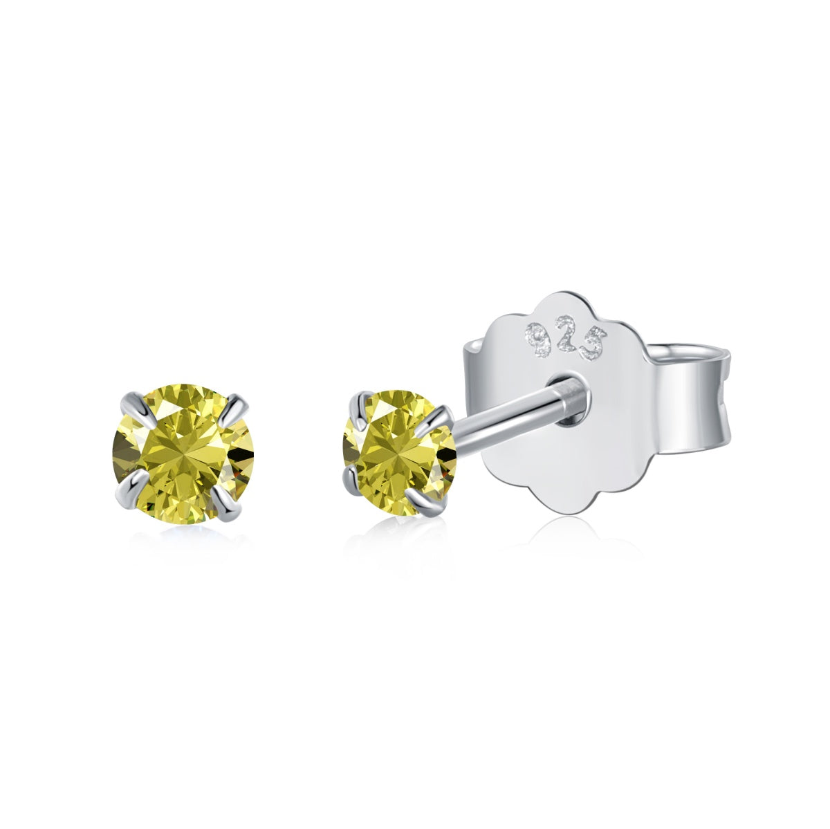 [ELAN LUXE]Delicate Solitaire Earrings