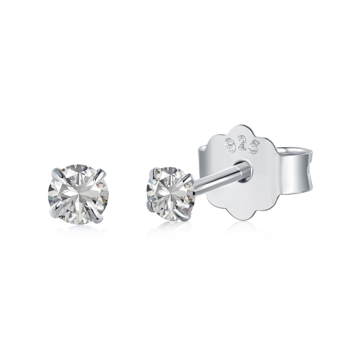 [ELAN LUXE]Delicate Solitaire Earrings