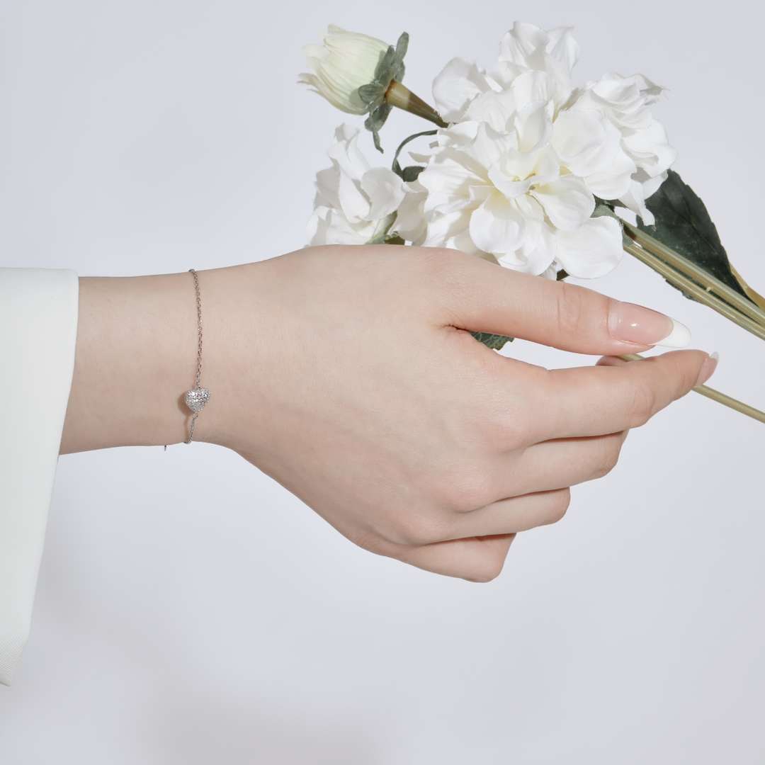 [ELAN LUXE]Heart-Shaped Gentle and Versatile Bracelet