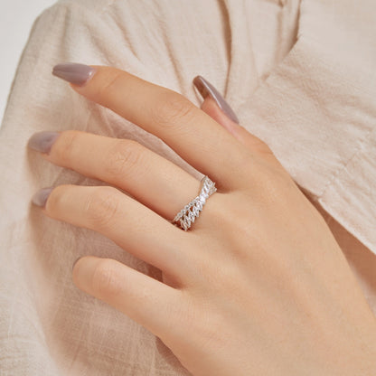 [ELAN LUXE]Unique Colorful Marquise Cut Daily Ring