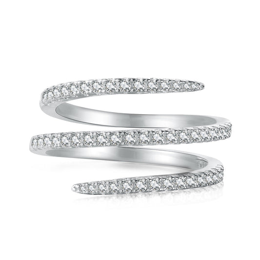 [ELAN LUXE]Unique Vibrant Entangle Daily Ring