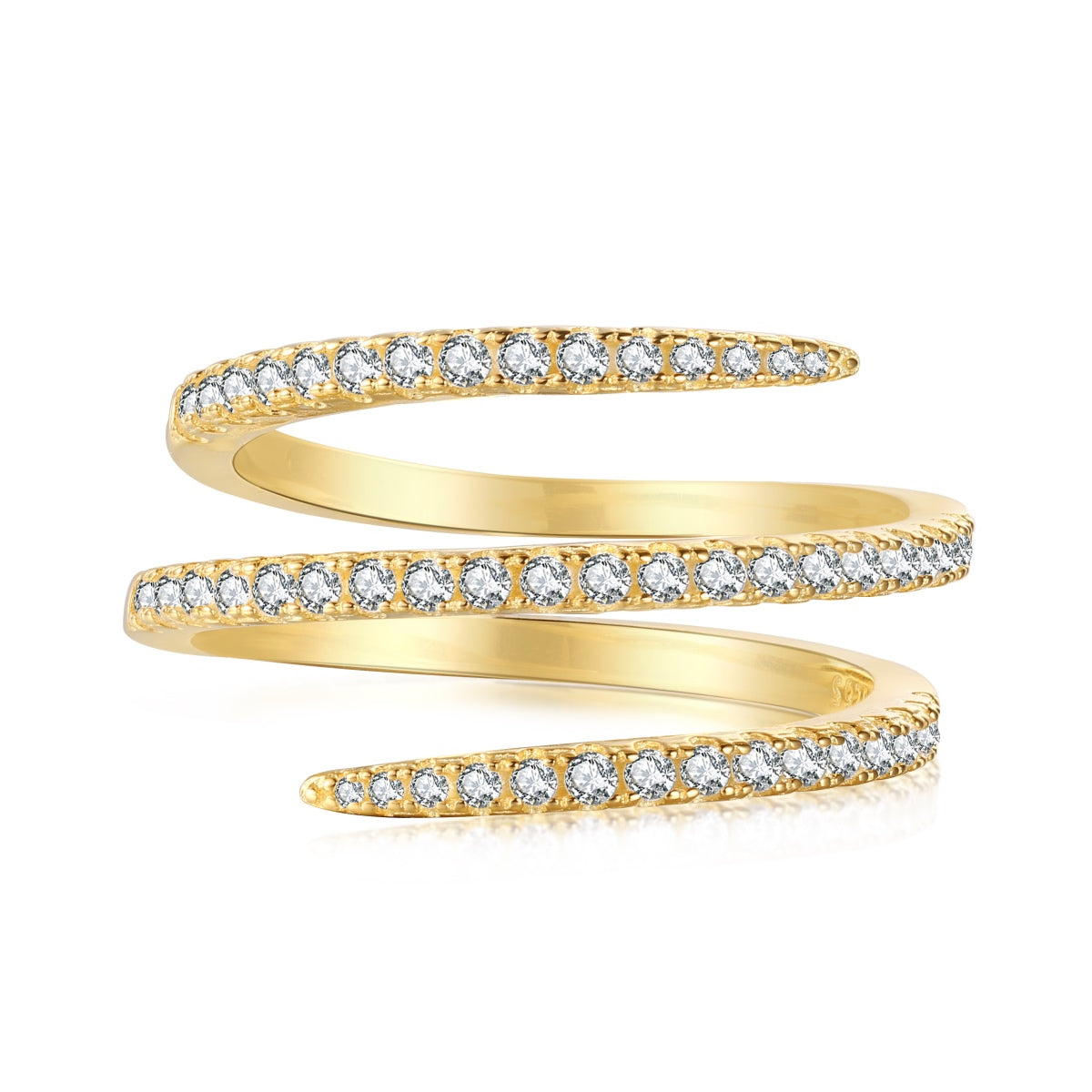 [ELAN LUXE]Unique Vibrant Entangle Daily Ring