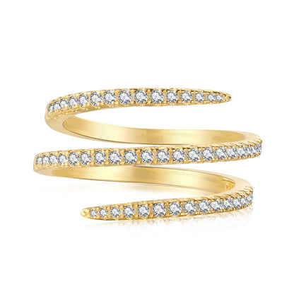 [ELAN LUXE]Unique Vibrant Entangle Daily Ring