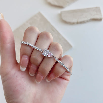 [ELAN LUXE]Dazzling Unique Multi Shape Lover Bracelet