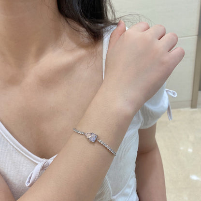 [ELAN LUXE]Dazzling Unique Multi Shape Lover Bracelet