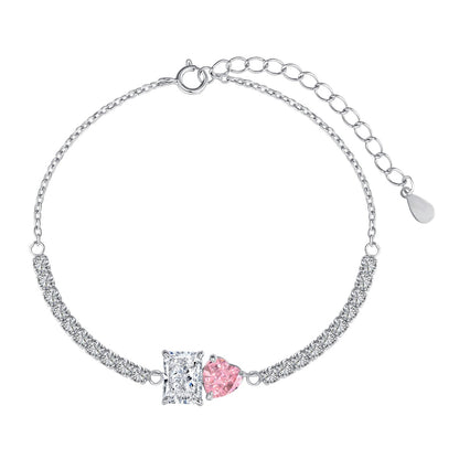 [ELAN LUXE]Dazzling Unique Multi Shape Lover Bracelet