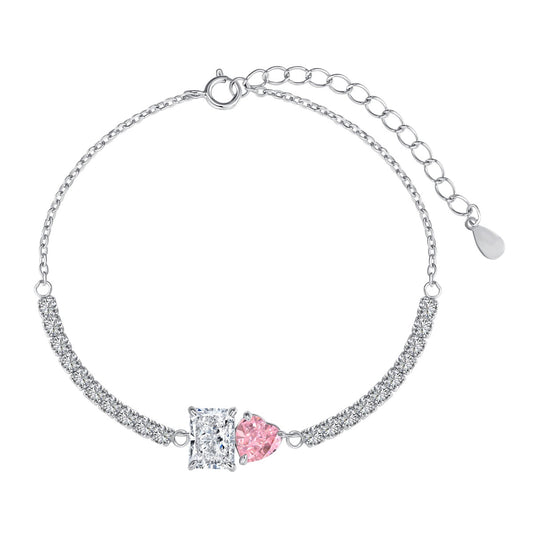 [ELAN LUXE]Dazzling Unique Multi Shape Lover Bracelet
