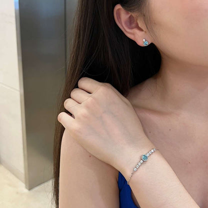 [ELAN LUXE]Luxurious Heart Of The Ocean Bracelet