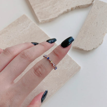 [ELAN LUXE]Unique Trapezoid Cut Daily Ring