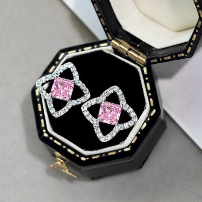 [ELAN LUXE]Elegant Star Shape Princess Cut Daily Earrings