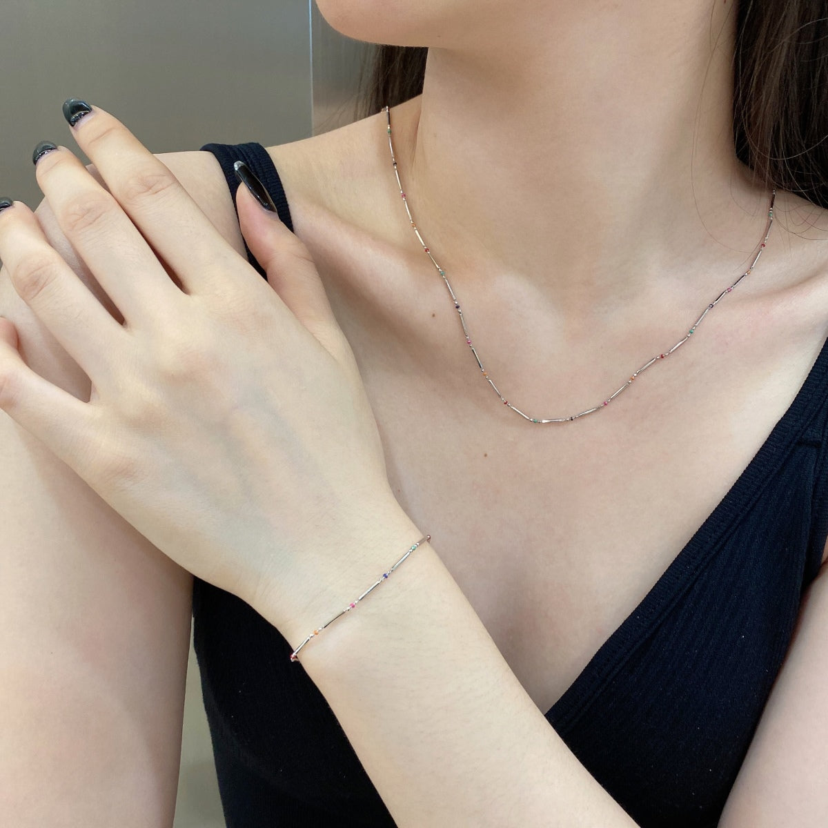 [ELAN LUXE]Unique Colorful Daily Bracelet