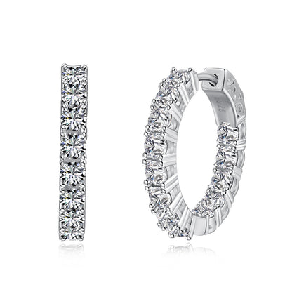 [ELAN LUXE]Unique Round Cut Daily Earrings