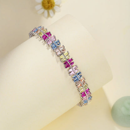 [ELAN LUXE]Sparkling Exquisite Multi Cut Party Bracelet
