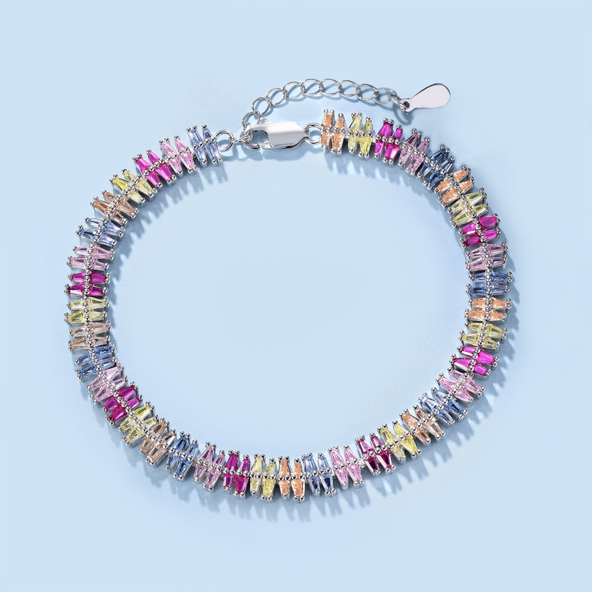 [ELAN LUXE]Sparkling Exquisite Multi Cut Party Bracelet