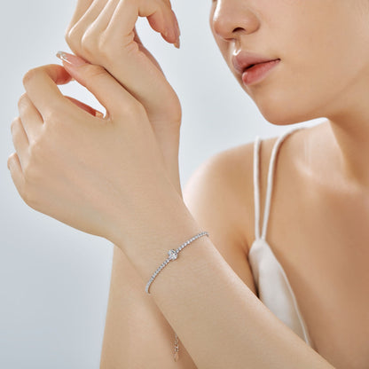 [ELAN LUXE]0.75 Carat Exquisite Oval Cut Daily Bracelet
