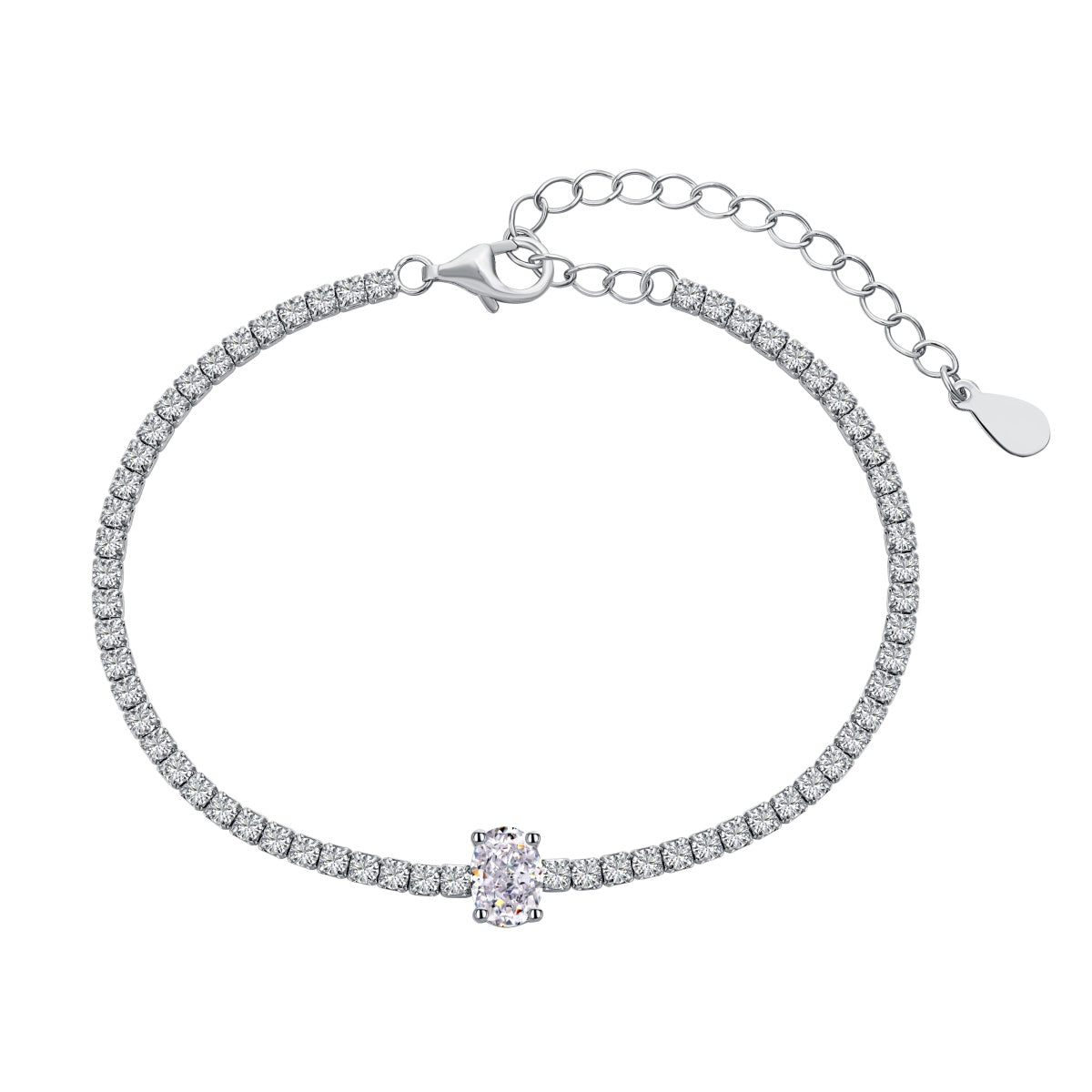 [ELAN LUXE]0.75 Carat Exquisite Oval Cut Daily Bracelet