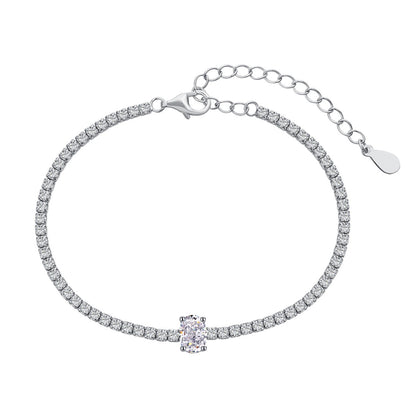 [ELAN LUXE]0.75 Carat Exquisite Oval Cut Daily Bracelet