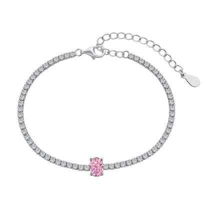 [ELAN LUXE]0.75 Carat Exquisite Oval Cut Daily Bracelet