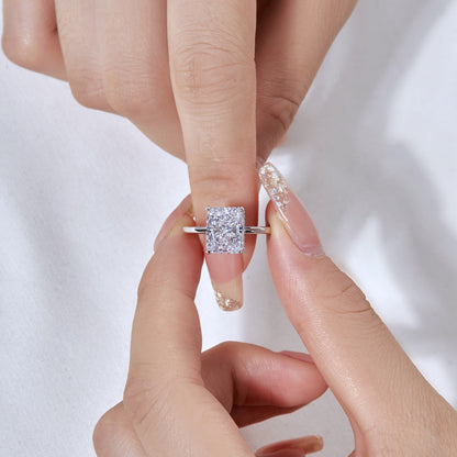 [ELAN LUXE]4.0 Carat Ornate Enchanting Radiand Cut Banquet Ring
