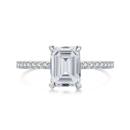 [ELAN LUXE]2.0 Carat Scintillating Ornate Radiant Cut Party Ring