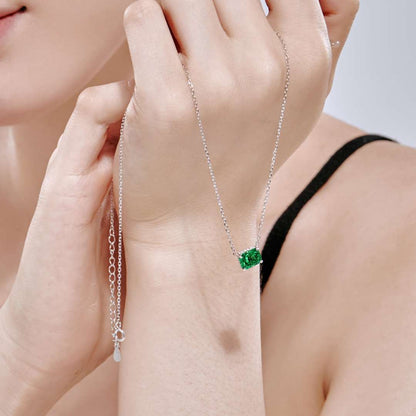 [ELAN LUXE]Luxurious Square Shape Colorful Necalack
