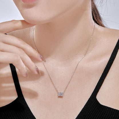 [ELAN LUXE]Luxurious Square Shape Colorful Necalack