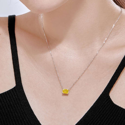 [ELAN LUXE]Luxurious Square Shape Colorful Necalack