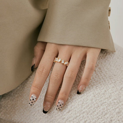 [ELAN LUXE]Delicate Multi Cut Ring