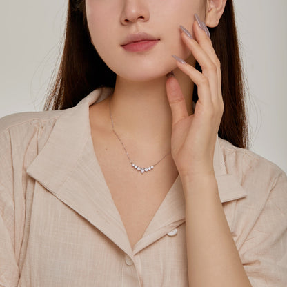 [ELAN LUXE]Dainty Colorful Heart Necklace