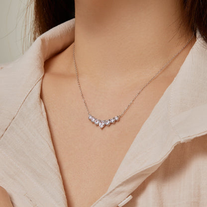 [ELAN LUXE]Dainty Colorful Heart Necklace