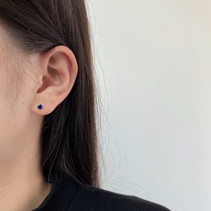 [ELAN LUXE]Sparkling Colorful Round Shape Earrings