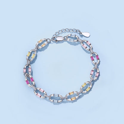 [ELAN LUXE]Dazzling Colorful Daily Bracelet