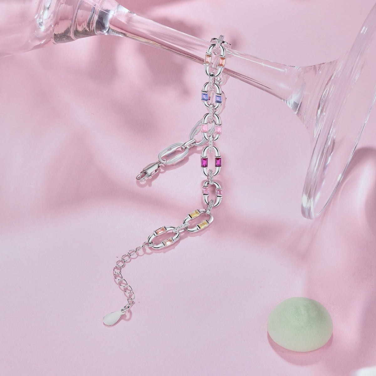 [ELAN LUXE]Dazzling Colorful Daily Bracelet