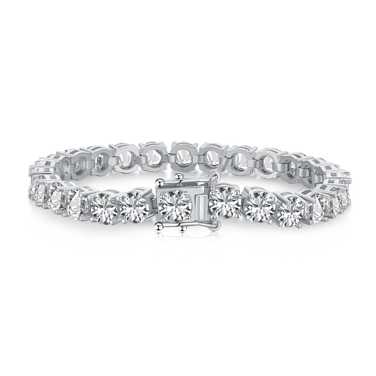 [ELAN LUXE]0.75 Carat Dazzling Round Cut Wedding Bracelet
