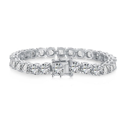 [ELAN LUXE]0.75 Carat Dazzling Round Cut Wedding Bracelet