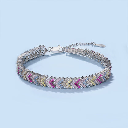 [ELAN LUXE]Ornate Sparkling Round Cut Party Bracelet