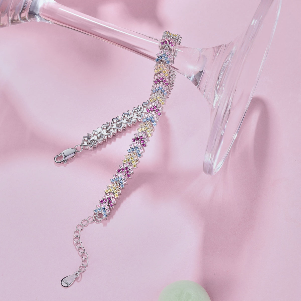 [ELAN LUXE]Ornate Sparkling Round Cut Party Bracelet