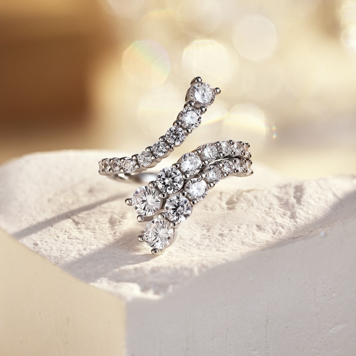[ELAN LUXE]Unique Vivid Snake Shape Daily Ring