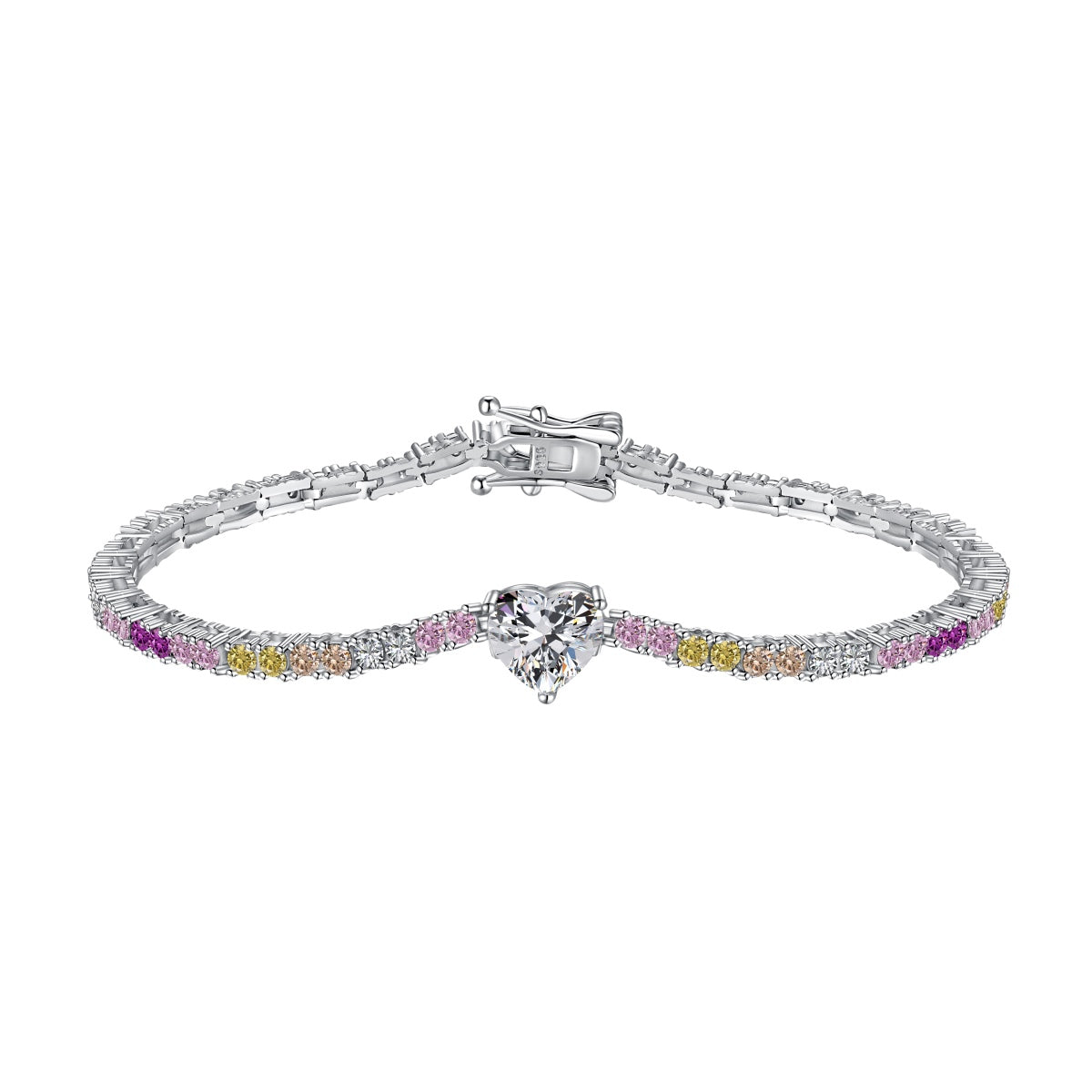 [ELAN LUXE]Delicate Romantic Heart Shape Lover Bracelet