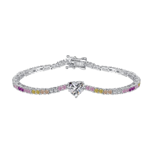 [ELAN LUXE]Delicate Romantic Heart Shape Lover Bracelet