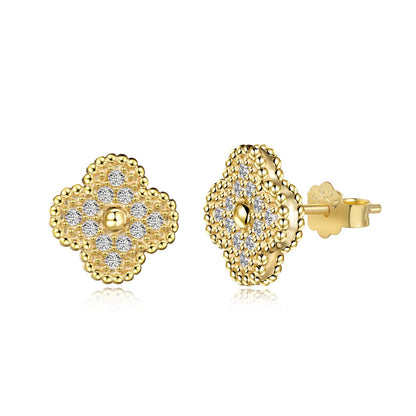 [ELAN LUXE]Four Leaf Clover Fashion Earrings
