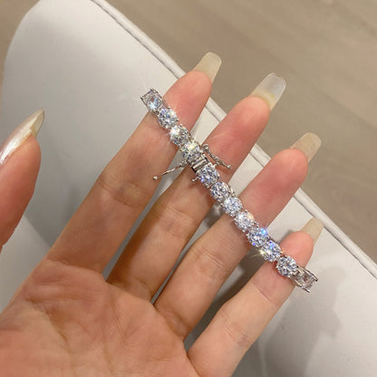 [ELAN LUXE]Ornate Sparkling Round Cut Wedding Bracelet