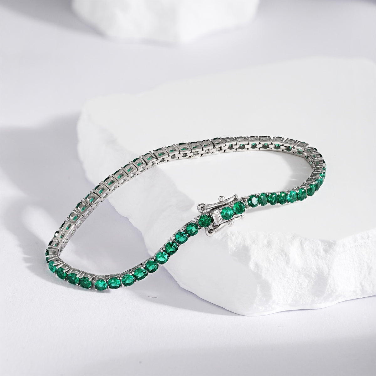 [ELAN LUXE]Radiant Colorful Round Cut Party Bracelet