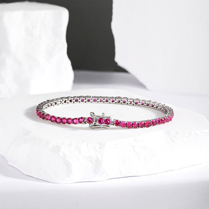 [ELAN LUXE]Radiant Colorful Round Cut Party Bracelet