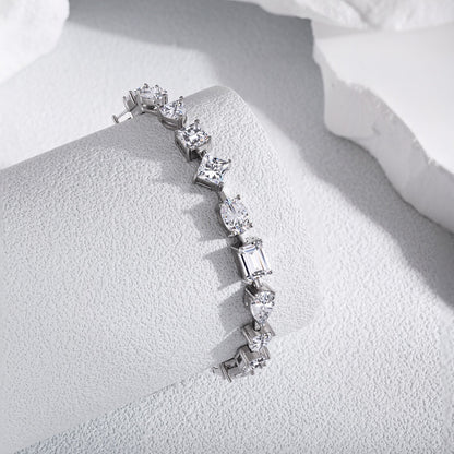 [ELAN LUXE]Unique Exquisite Multi Cut Daily Bracelet